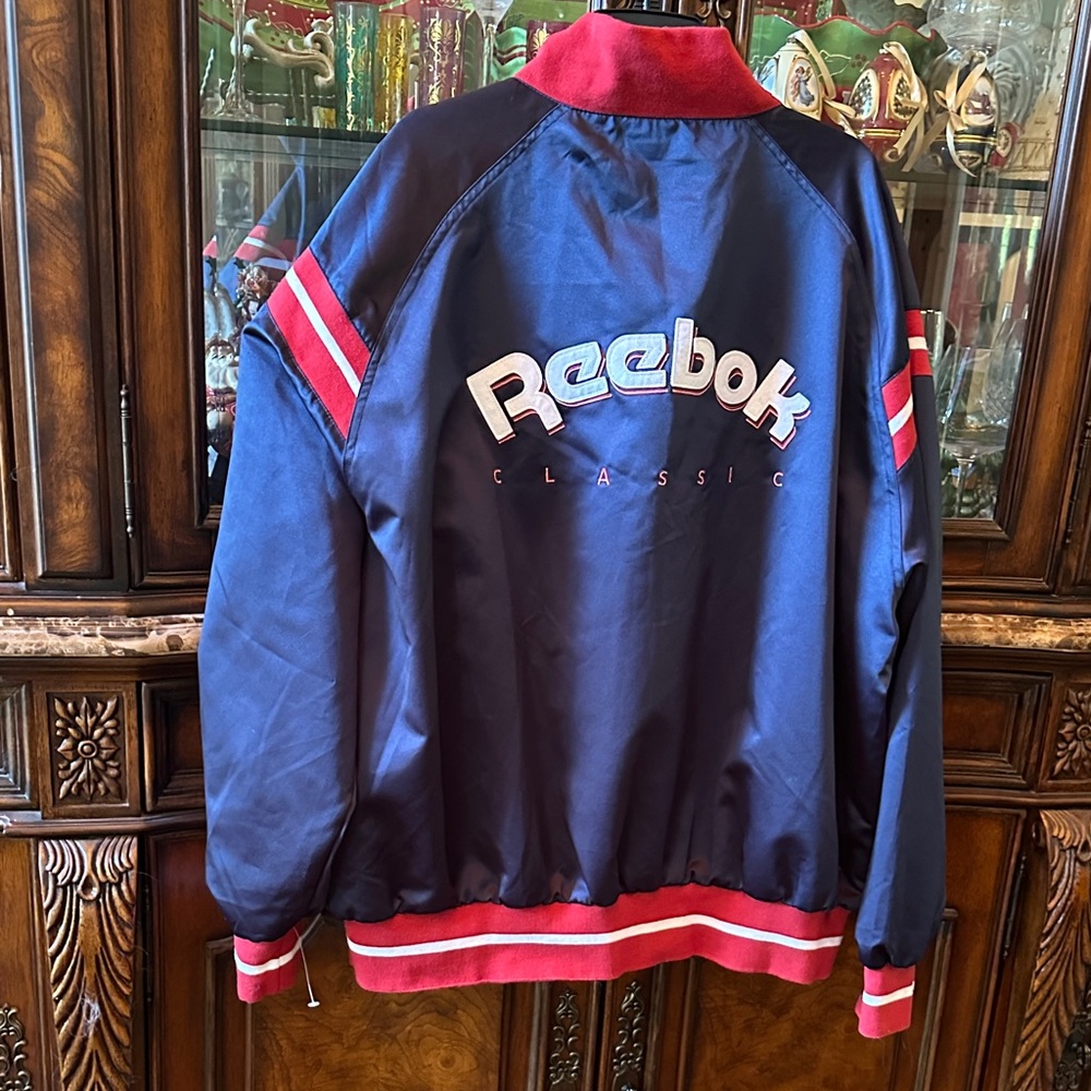 Reebok Blue and Burgundy Jacket